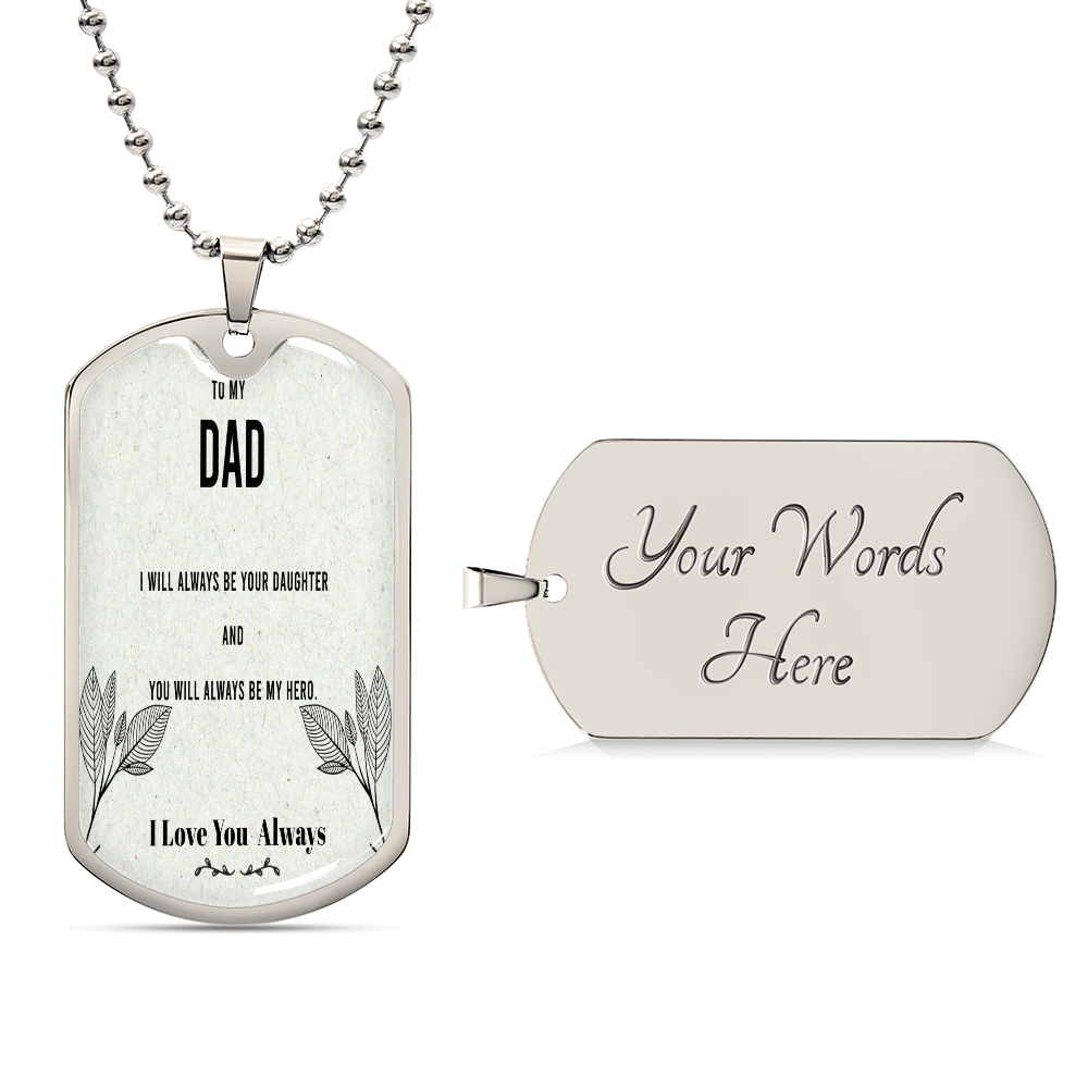 You Will Always Be My Hero Keychain