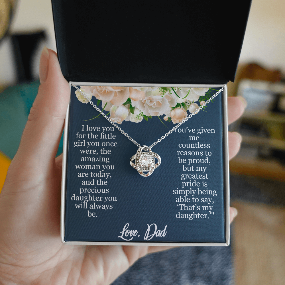 My Greatest Pride Love Knot Necklace