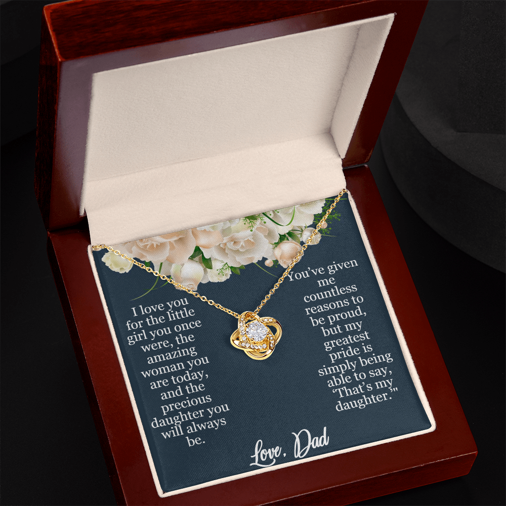 My Greatest Pride Love Knot Necklace