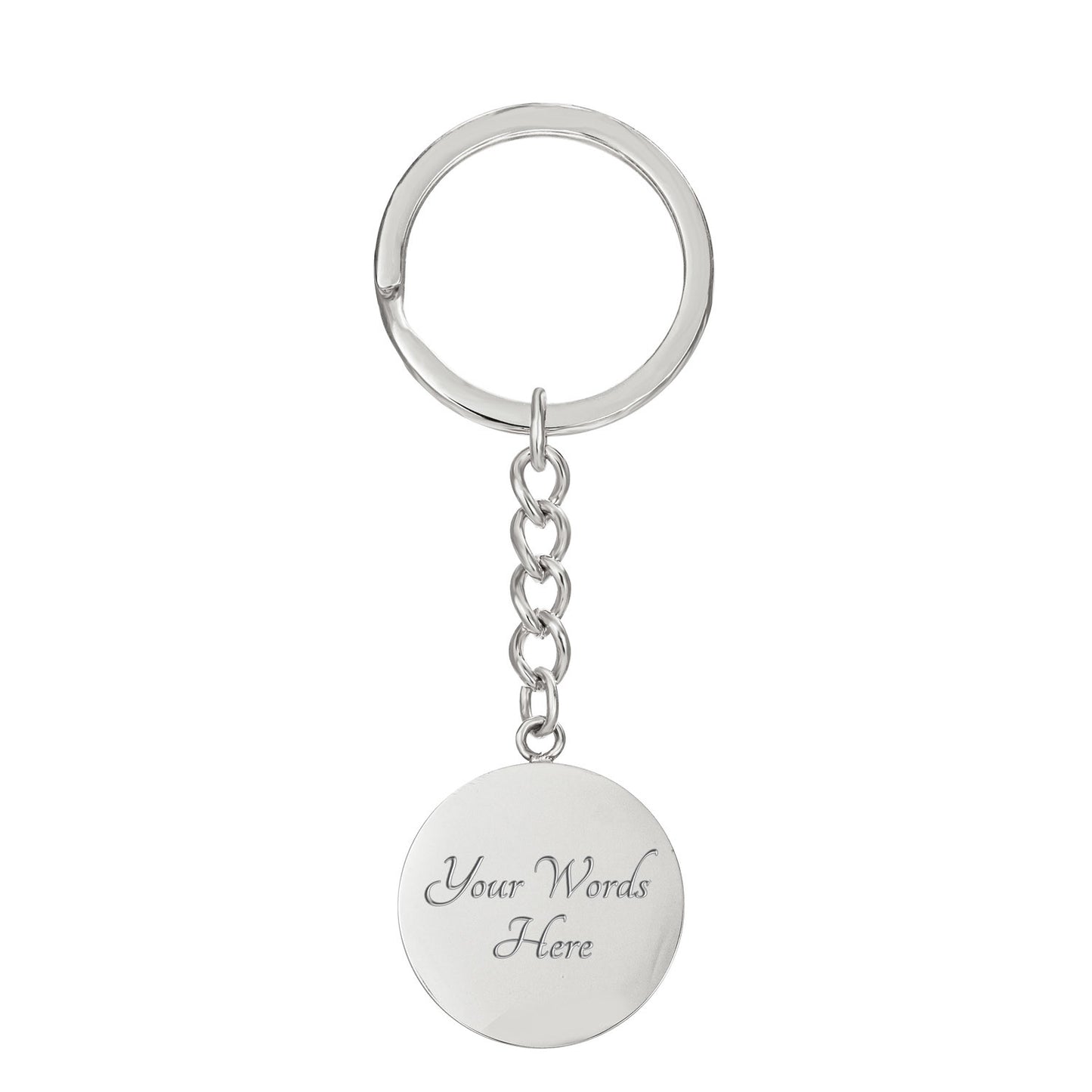 Custom Engraving Drive Safe Beautiful Keychain