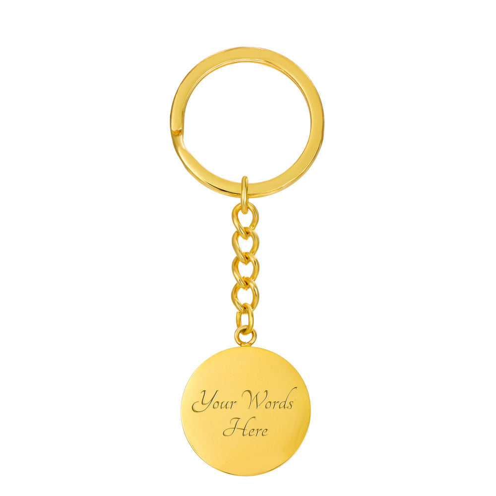 Custom Engraving Drive Safe Beautiful Keychain